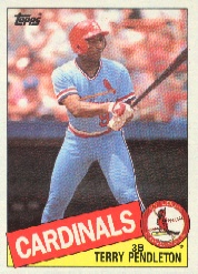 1985 Topps Baseball Cards      346     Terry Pendleton RC